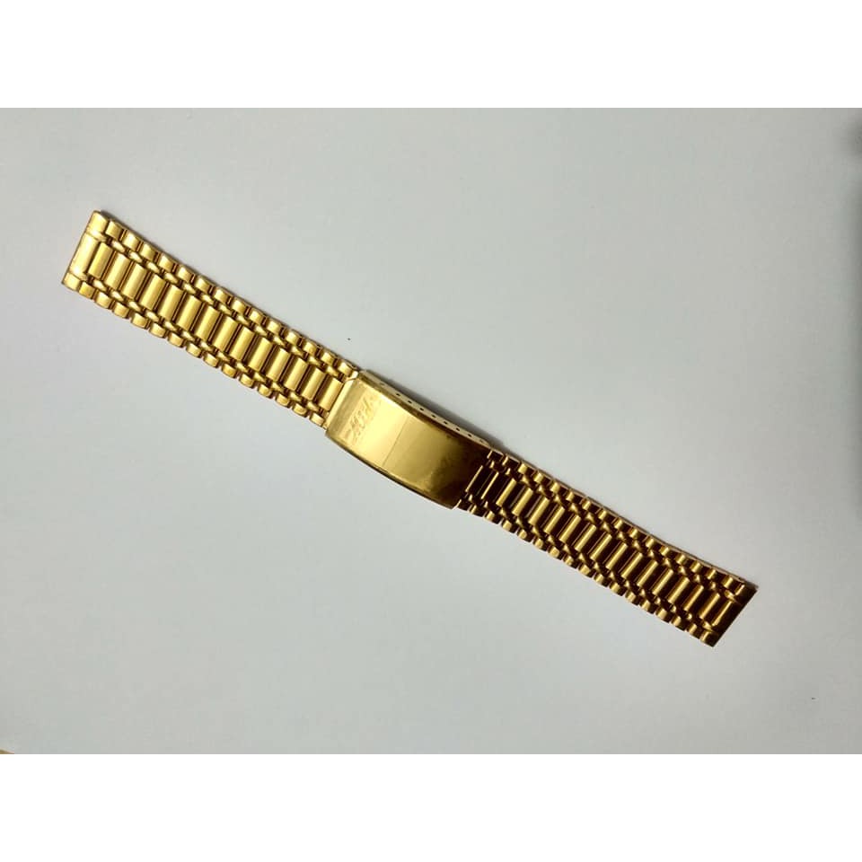 Strap Tali Jam Tangan Mido Commander Ocean Star Datoday 18mm Gold.