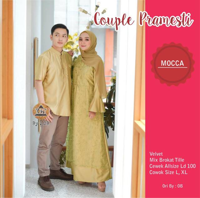 COUPLE PRAMESTI BROKAT TILLE