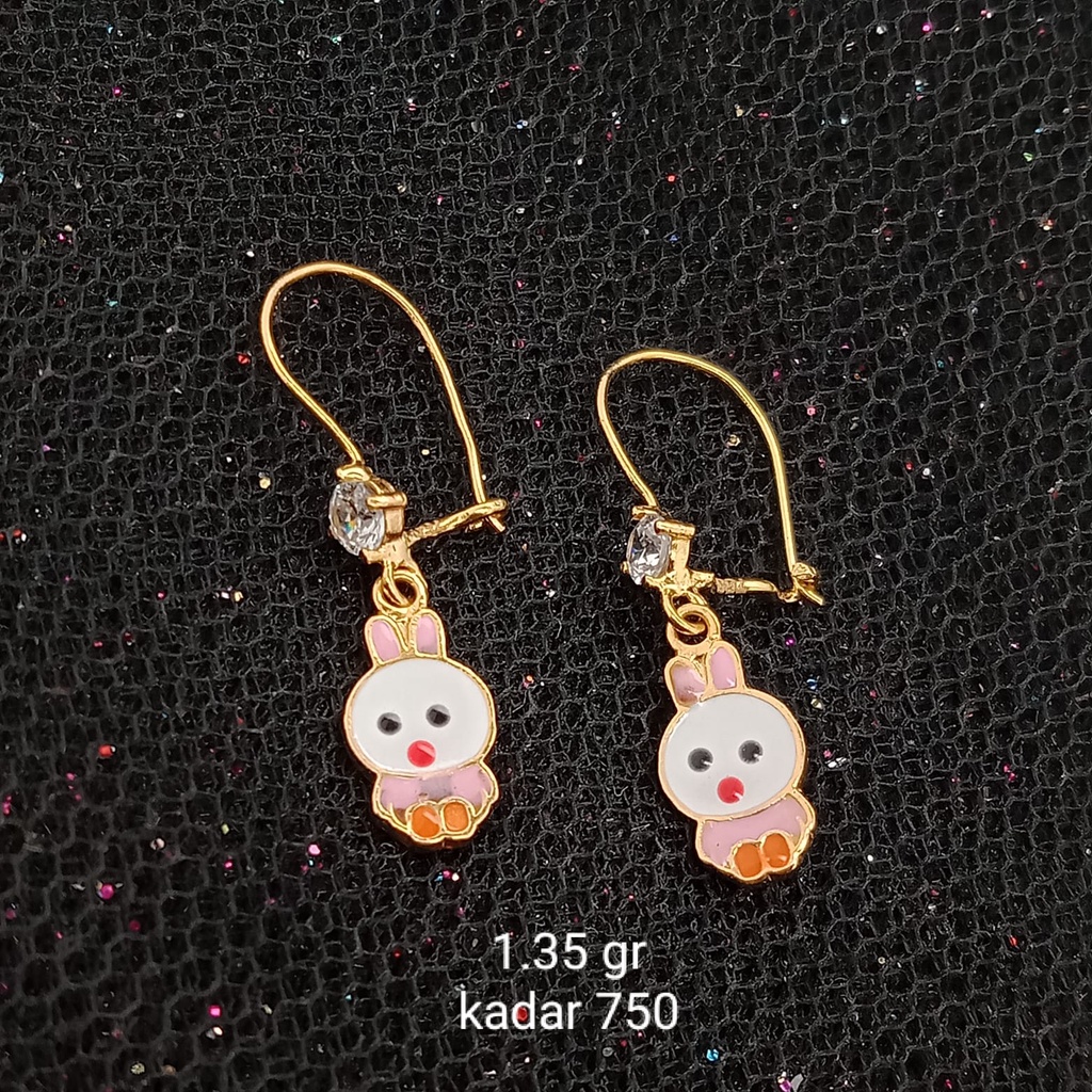 Anting Anak Emas 17K - 1.35 gr Kadar 750 - 47