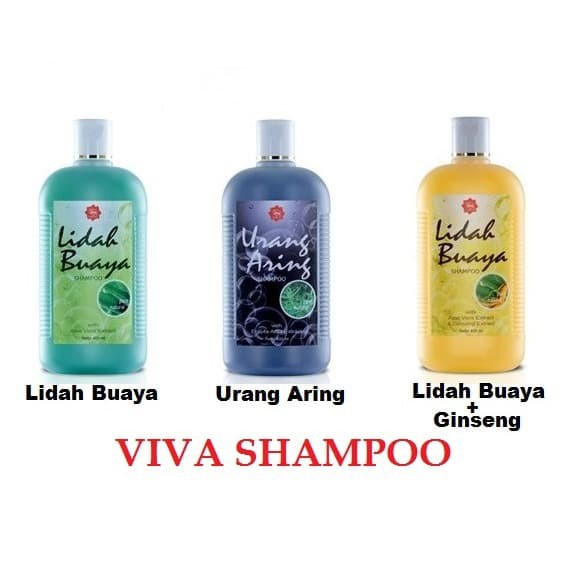 ❤ RATU ❤ Viva Shampoo Lidah Buaya Gingseng Urang Aring Untuk Berminyak &amp; Ketombe Rontok (✔️BPOM)