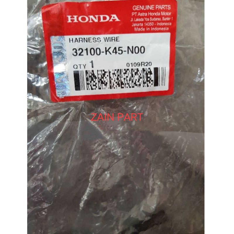 32100-k45-N00 kabel body cbr 150 non led, original