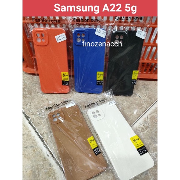 SoftCase Samsung A22 5G Silikon Casing Macaron Pro