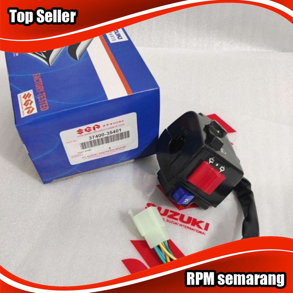 Saklar holder KIRI Suzuki RC 100 - Bravo Jet - Crystal Original