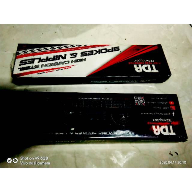 Jari jari TDR rx king ring 18 depan blakang