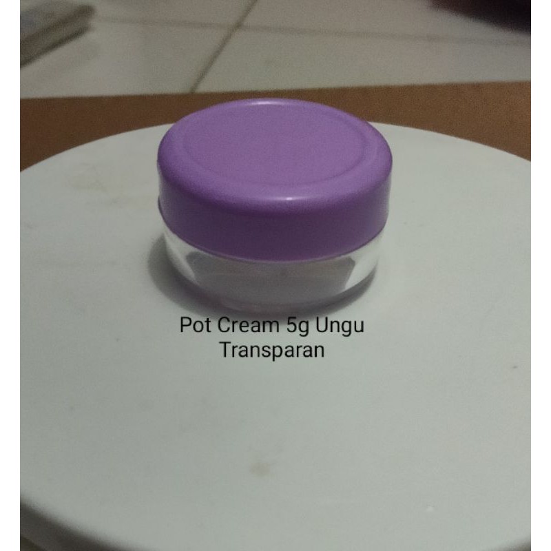 pot Cream 5g ungu Transparan