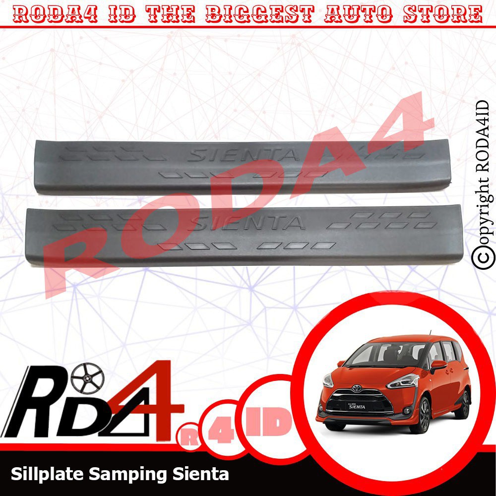 Sillplate Pintu Samping Sienta Plastik