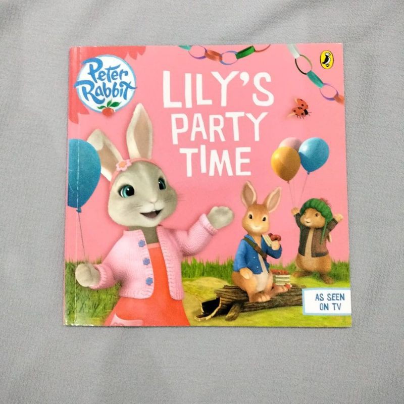Buku Cerita Anak Peter Rabbit LILY'S PARTY TIME (preloved)
