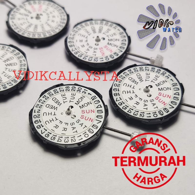 MESIN JAM TANGAN PRIA UNIVERSAL SL28 SL-28 SL 28 TANGGAL HARI AKTIF