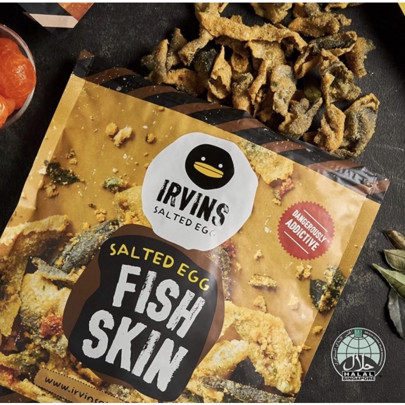 

IRVINS Salted Egg Fish Skin Small (95 gr)