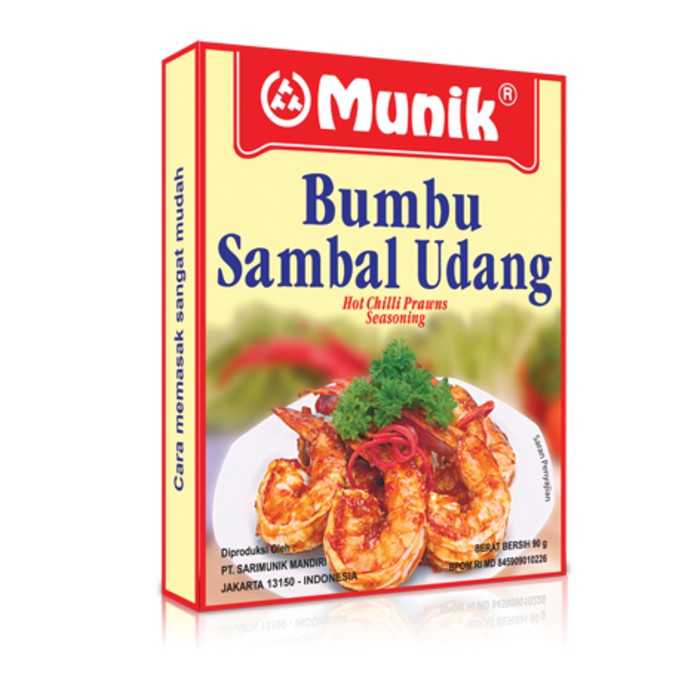 

Bumbu Munik Sambal Udang 90 Gram