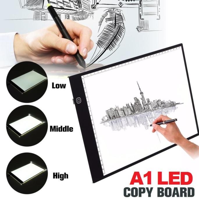 

ALAT MELUKIS DRAWING TRACING A1 COPY BOARD PAPAN JIPAK LED LIGHT PAD ULTRA SLIM A1 ALAT MENGGAMBAR