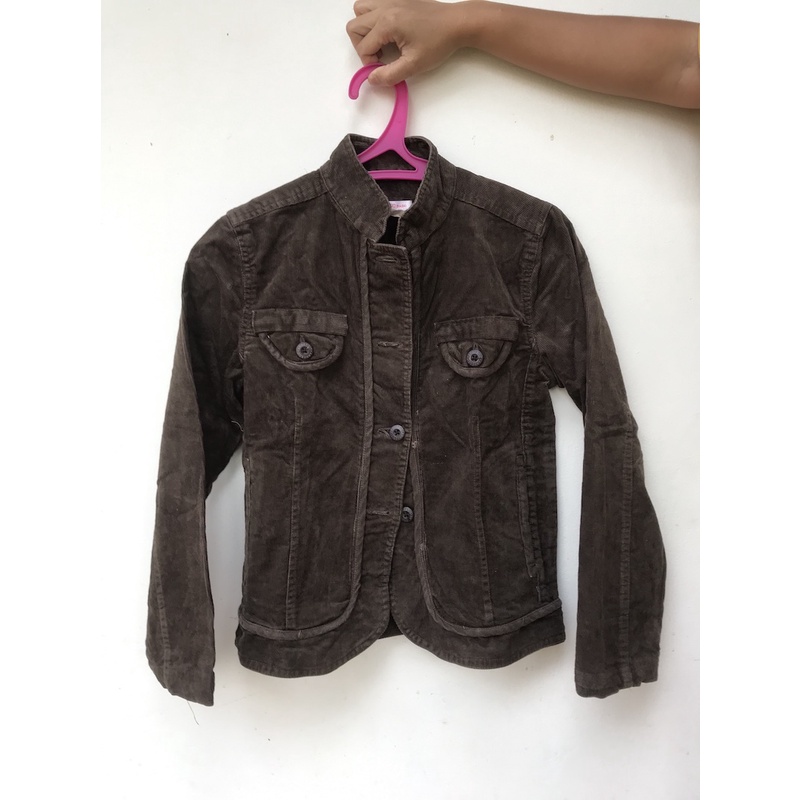 CORDUROY BROWN JAKET WOMEN PRELOVED