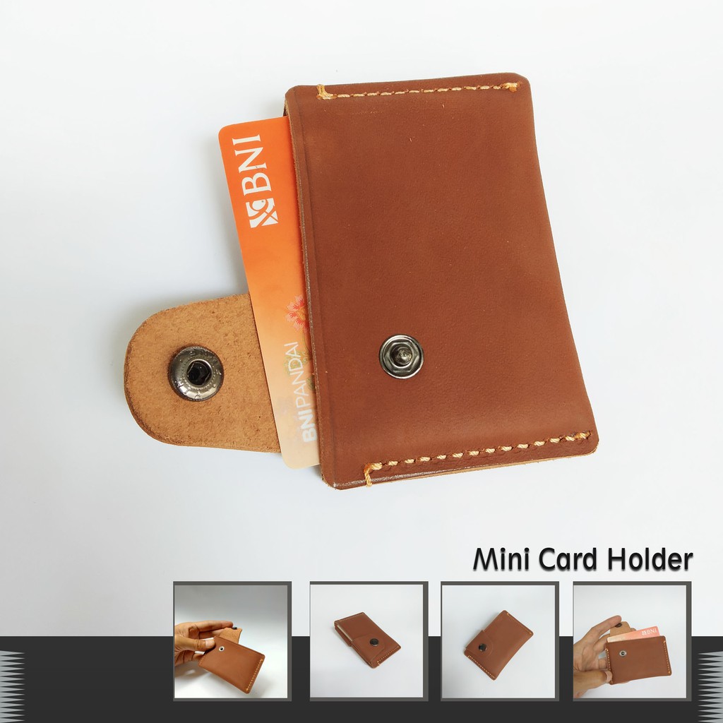 DOMPET KARTU MINI TEMPAT KARTU KULIT CARD HOLDER PRIA WANITA