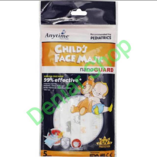 Anytime child mask 5's