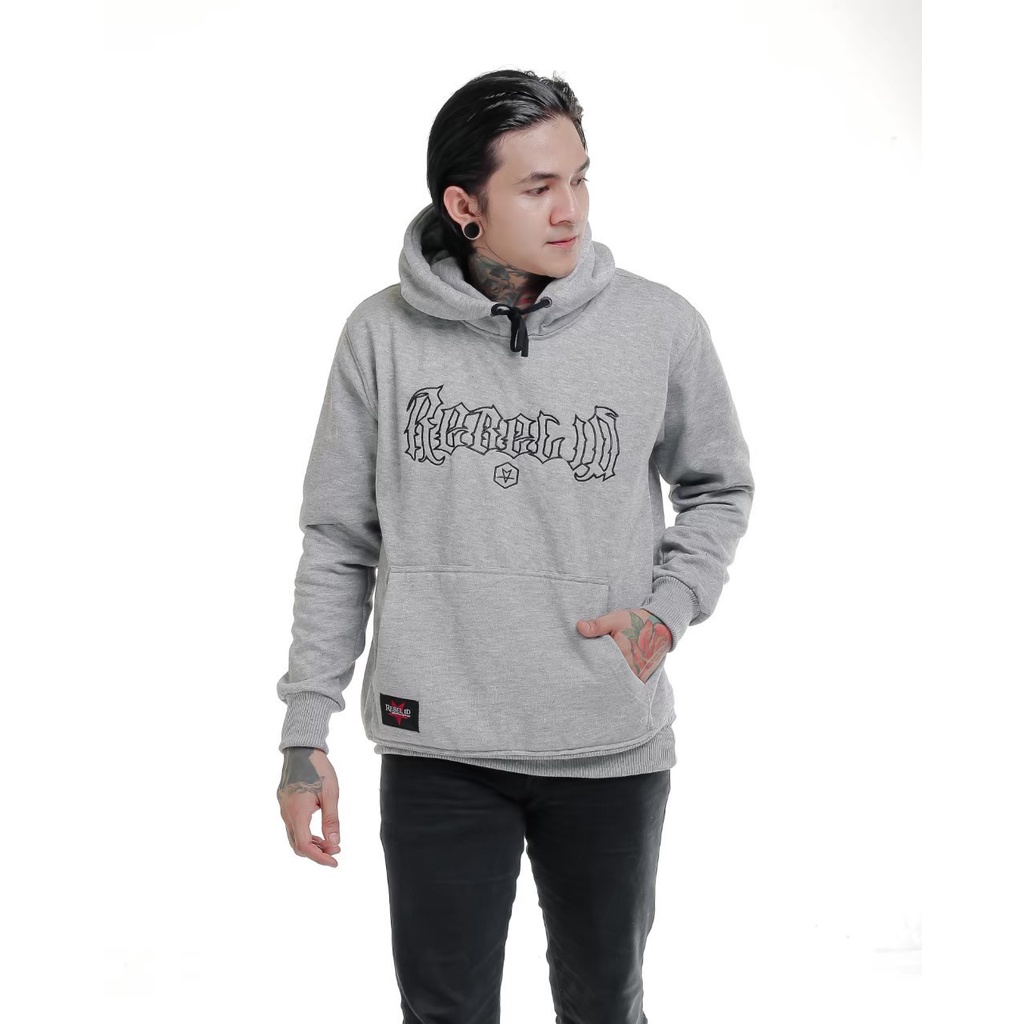 Jaket Sweater Hoodie Pria Bordir Font Metal Sweater Jaket Hoodie Pria Wanita Premium terlaris