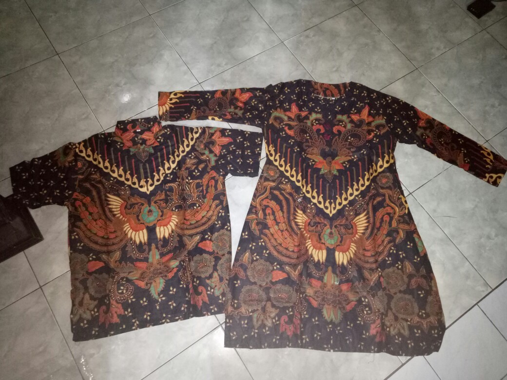Couple Batik Lengan Panjang Bisa Busui