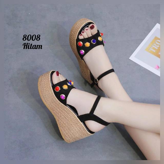 SANDAL WEDGES TRENDY KOREA#8008