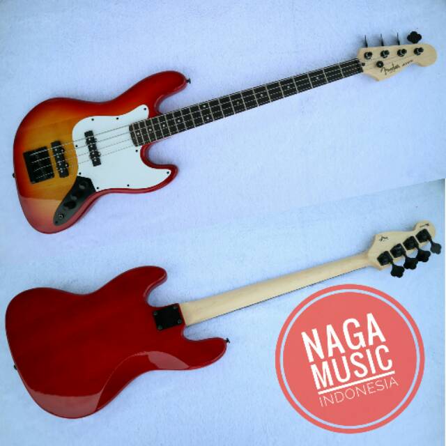 FENDER JAZZ BASS CHERRY CUSTOM