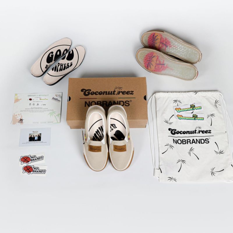 COCONUT SHOES NOBRAND FOOTWEAR X COCONUTTREES CREAM