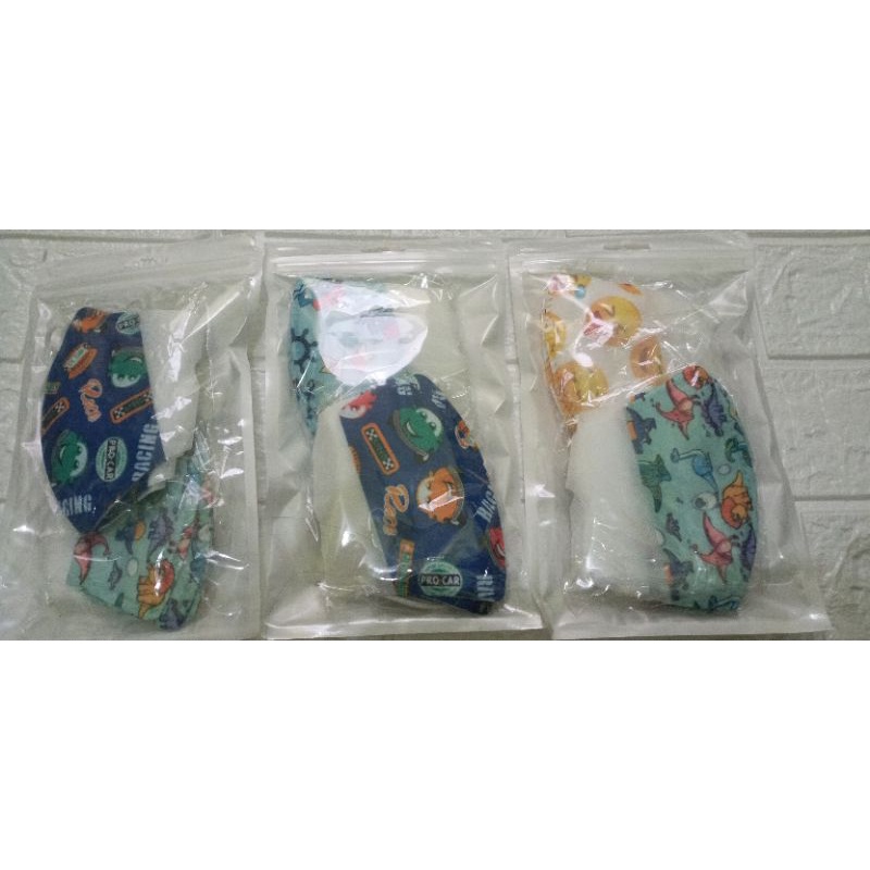 [bisa COD] ~ MASKER ANAK DUCKBIL MOTIF 10Pc/ Pack TERBARU MASKER DUCBIL ANAK 50 pc