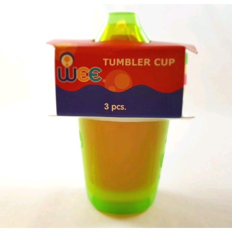 Tumbler Cup set 3 pcs warna warni BPA Free