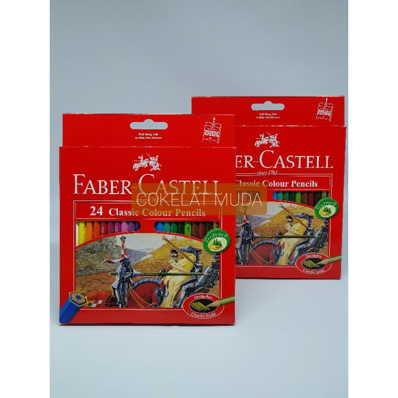 

Pensil Warna Faber Castell Classic Isi 24 Panjang (Set)