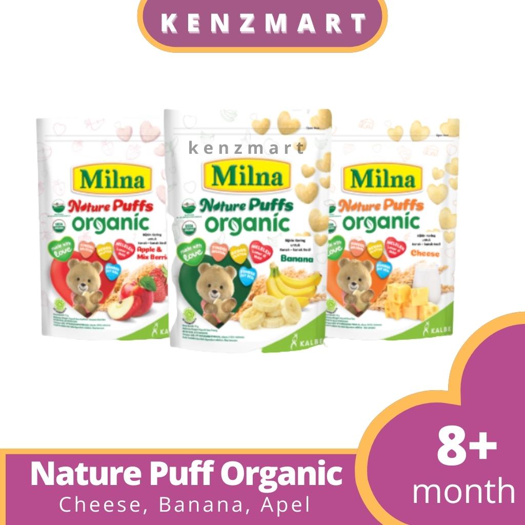 MILNA - NATURE PUFF PUFFS ORGANIC POUCH 15 GRAM / CEMILAN BAYI ORGANIK