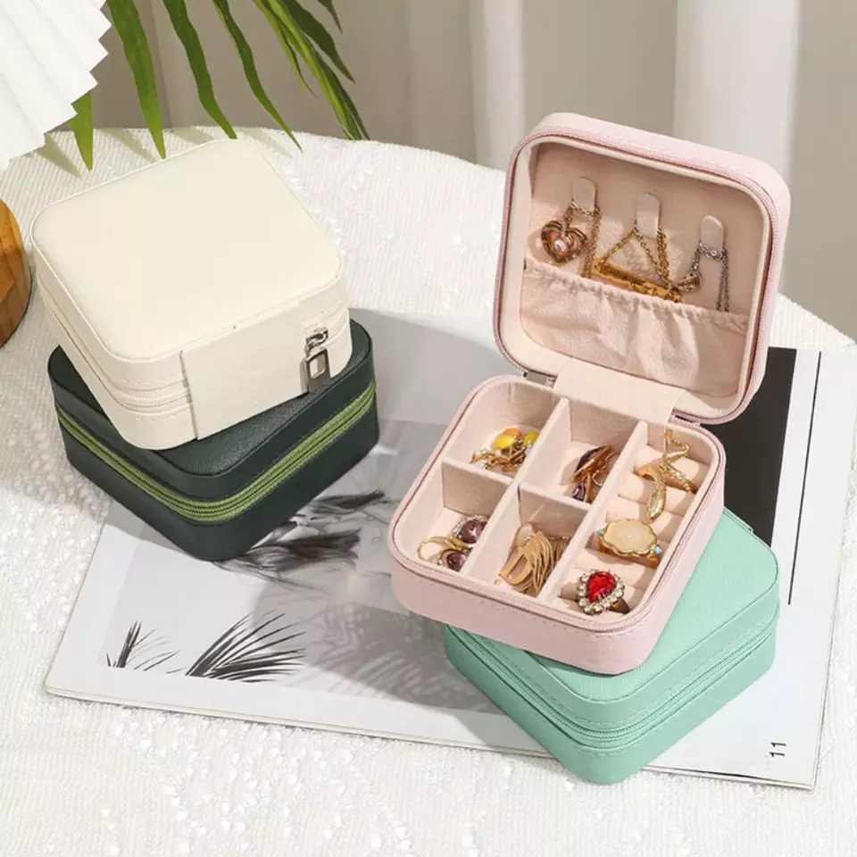 Kotak Tempat Aksesoris Perhiasan H430 Fashion Wanita Mini Portabel Travel Acc