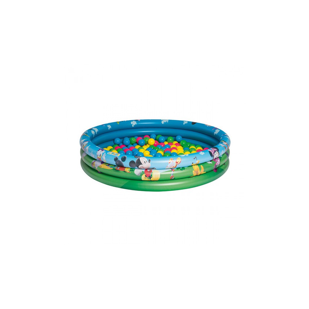 BESTWAY #91028 KOLAM RENANG ANAK MICKEY 140 LITER AIR + DAPAT BOLA