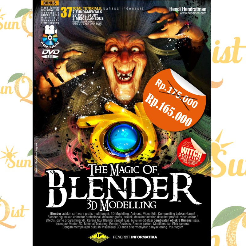 Buku The Magic of BLENDER 3D Modelling