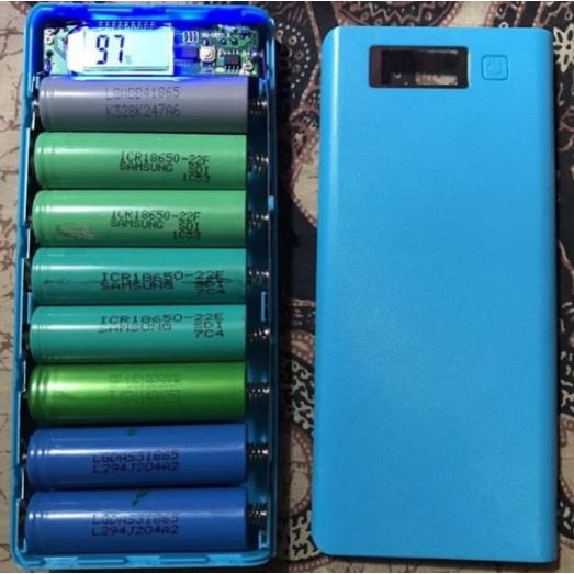 POWERBANK rakitan kapasitas riil 30000 mah bagus