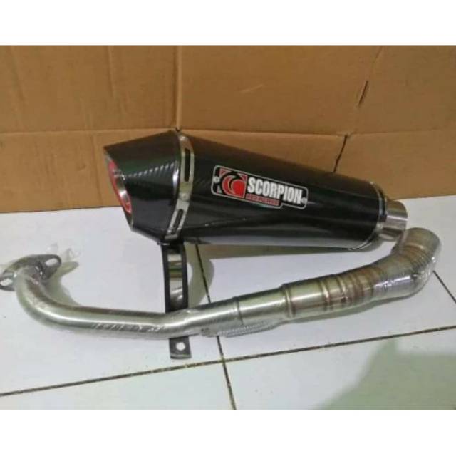 Knalpot racing Scorpion carbon Nmax Aerox
