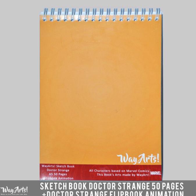 

Terlaris Wayarts! Sketch Book Dr. Strange A4 (Bonus Flipbook Animation) Gilaa!!!