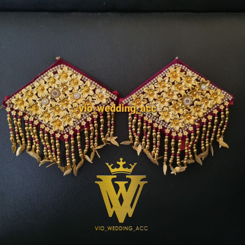 sapu tangan &amp; plat bahu pengantin modern