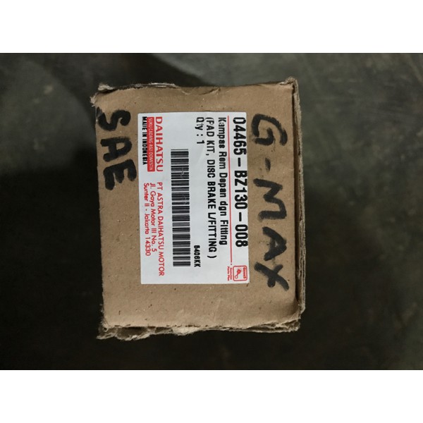 ORI  brake pad / kampas rem depan gmax / grand max / gran max / g