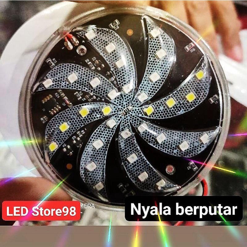 Lampu LED PUTAR nyala RGB 12 - 24 Volt