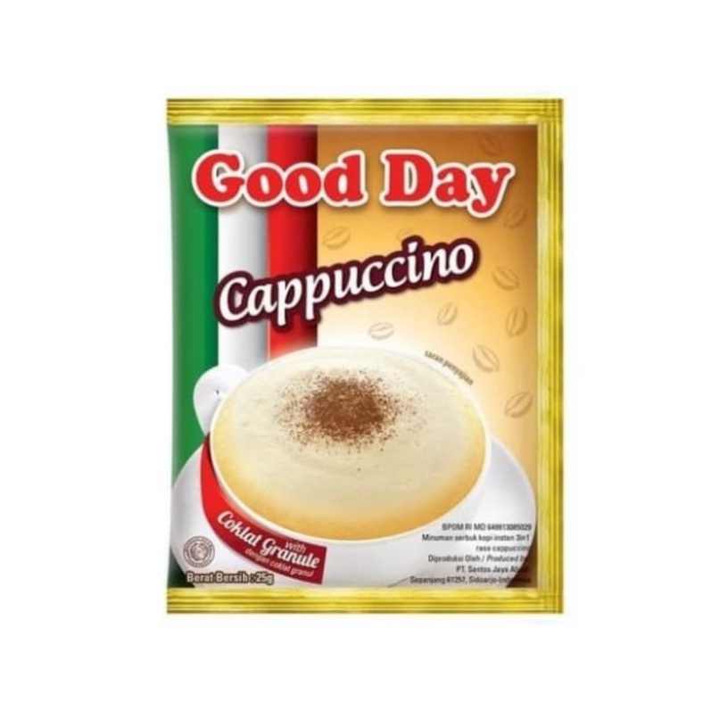 

good day capucino renceng 10 sachet