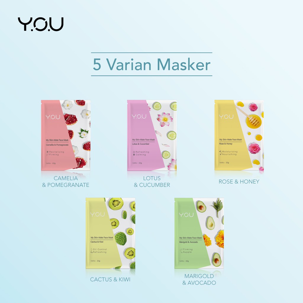 The Skin Matte Face Mask / My Skin-Mate Face Sheet Mask - You Makeups / VICTORIA HOUSE