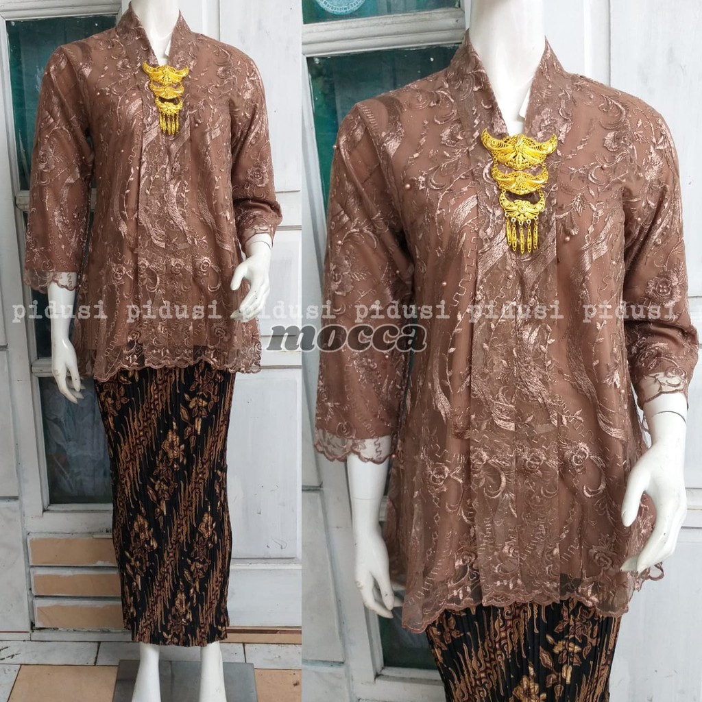 SET KEBAYA FLOY TULLE MUTIARA BORDIR / STELAN KEBAYA PESTA / KEBAYA PESTA / KEBAYA ANAK MUDA