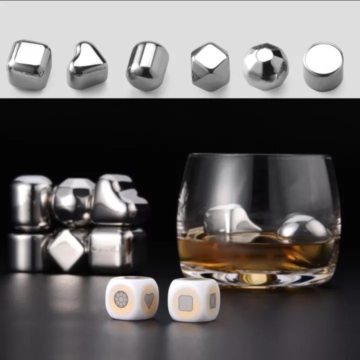 Xiaomi Mijia Circle Joy Ice Cube Es Batu Pendingin Minuman 304 Stainless Steel (isi 6)