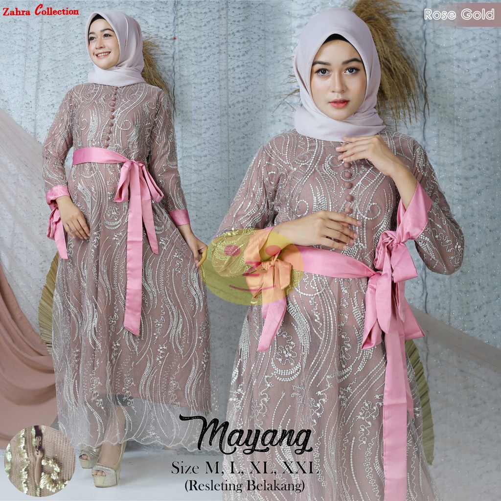 GAMIS TULLE BORDIR MAYANG