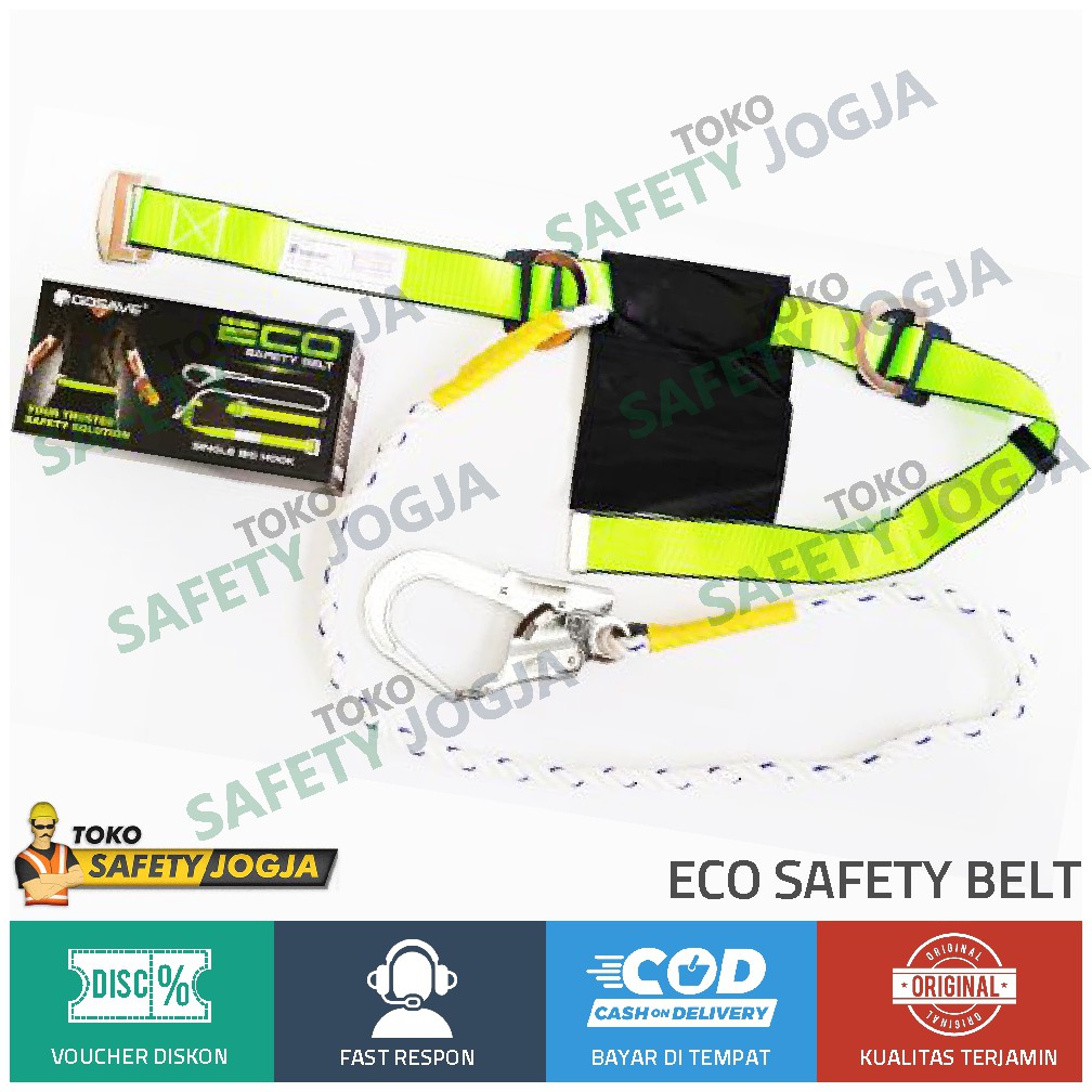 Sabuk Pengaman Proyek Panjat Tebing / Eco Belt Single Big Hook Safety