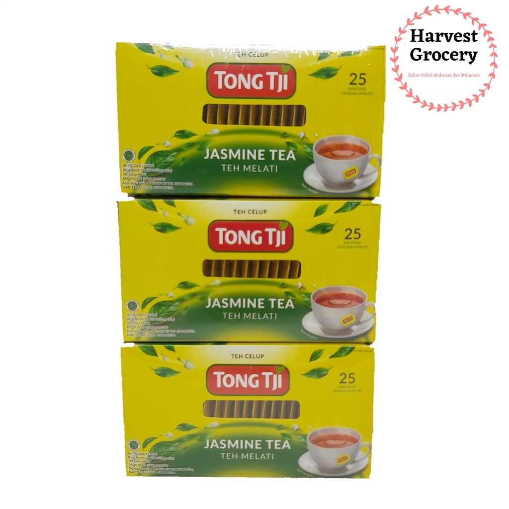 

Teh Tong Tji Jasmine Celup Amplop 50 Gram (25 Kantong dengan Amplop)