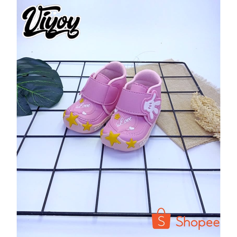 Sepatu anak Sneaker Lucu Sepatu anak Perempuan PLATERAN BUNGA Terbaru 1 - 3 thn