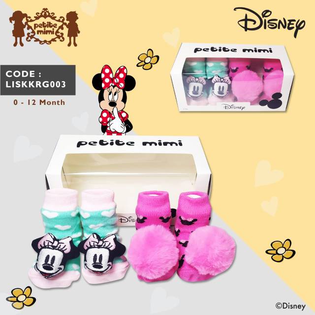 Petite Mimi Kaos Kaki Rattle Disney Girl