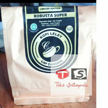 

Kopi Robusta Lasem 250gr - Bubuk untuk Espresso - Coffe Pot - French Press