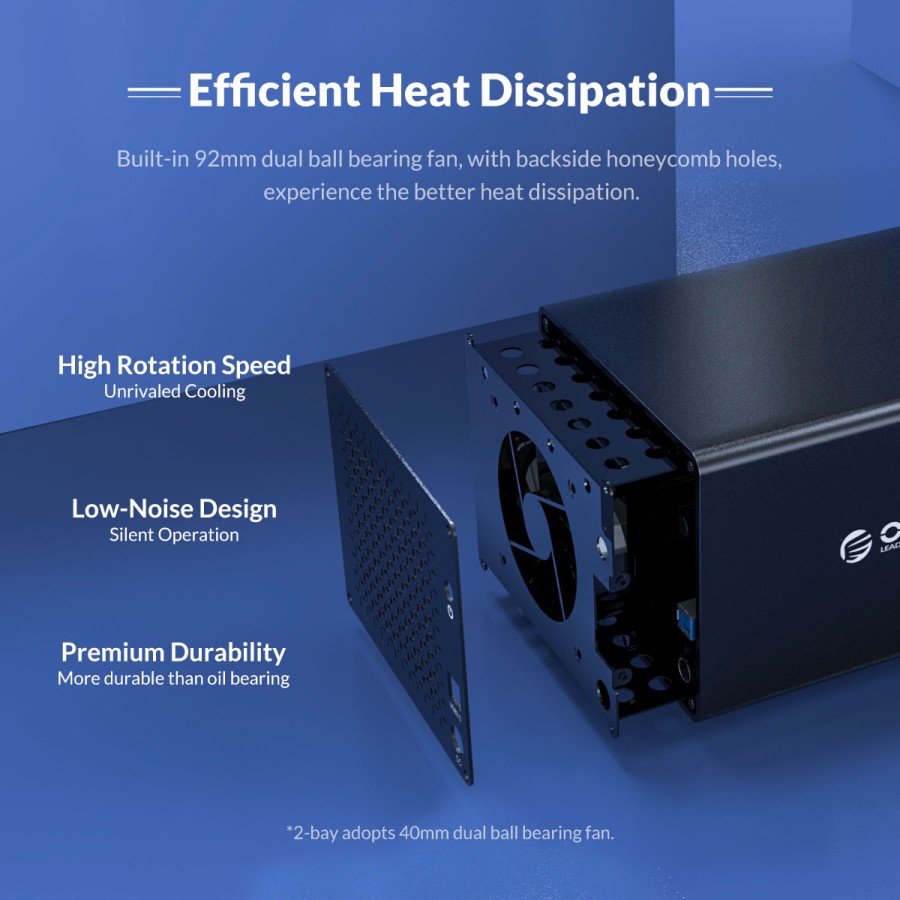 ORICO NS400C3 3.5 inch 4 Bay USB-C Hard Drive Enclosure