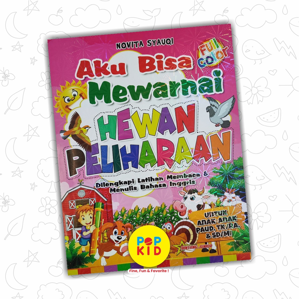 BUKU MEWARNAI ANAK - AKU BISA MEWARNAI BANYAK PILIHAN SERI BEST SELLER