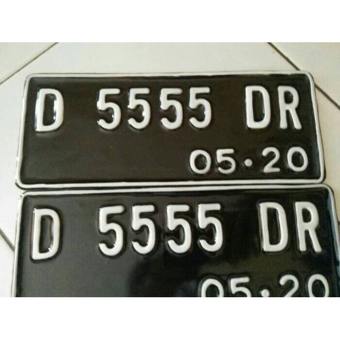 Plat Motor / Plat Nomor / Plat Nomor Motor
