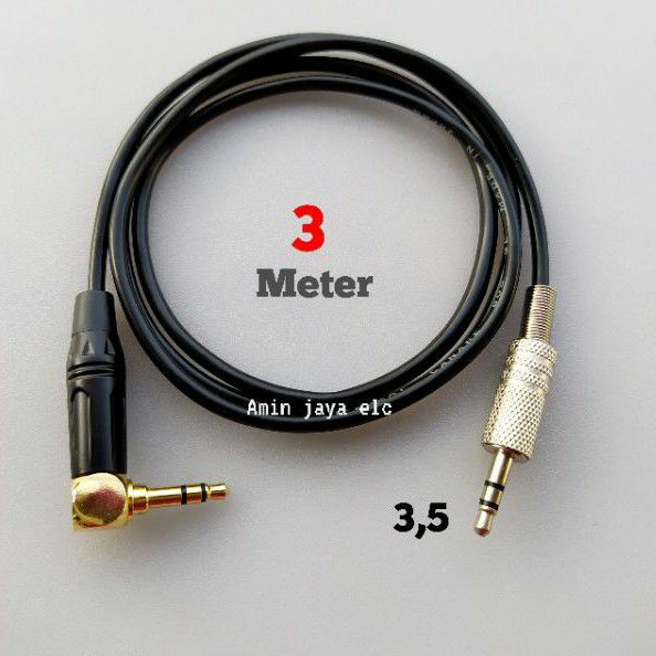 Kabel aux kabel jack 3,5 stereo 3 meter